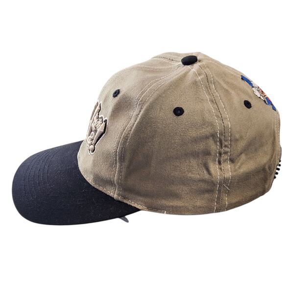 Mickey Inc Disney Donald Duck Snapback Hat Men's Adjustable Olive Black - Picture 3 of 5